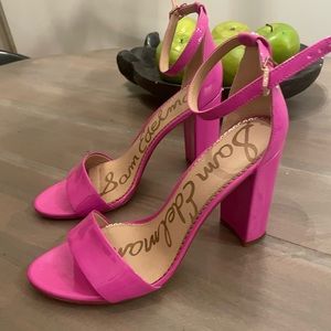 Sam Edelman Pink Block Heels size 11